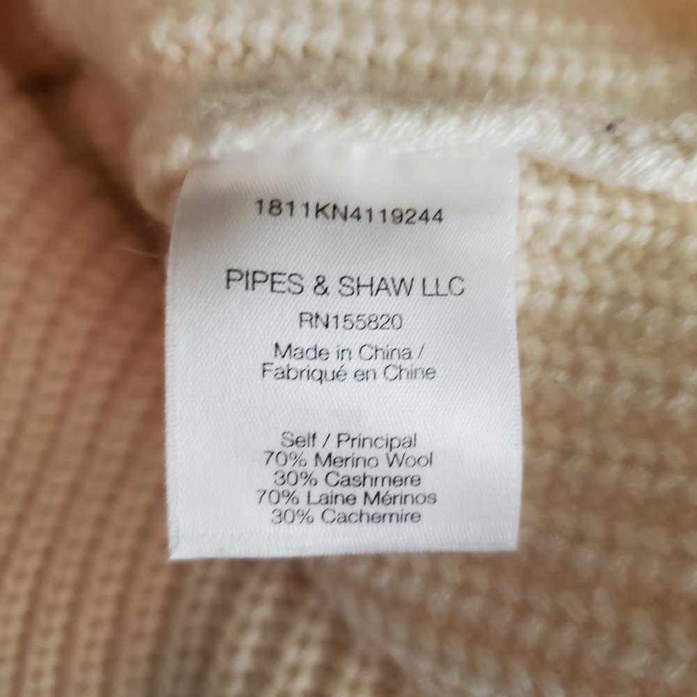 Veronica Beard Rama Sweater in Ivory Cashmere Wool - Picture 13 of 14